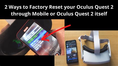factory reset oculus quest 2